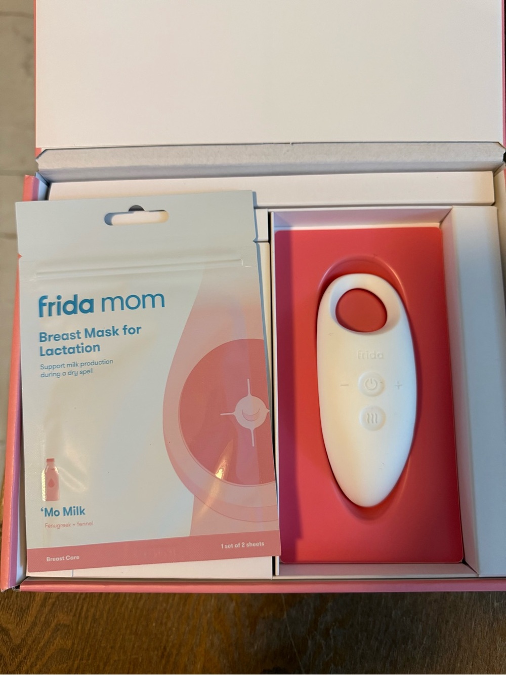 Frida Mom 2 in 1 lactation massager plus mask
